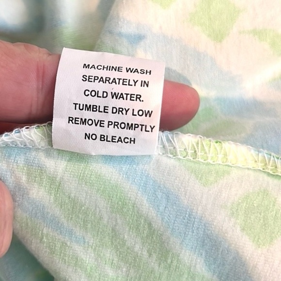 Barbara Erickson, Hannah Print Knit 3/4 Sleeve Dress, Excellent Condition,Size L - Picture 8 of 10